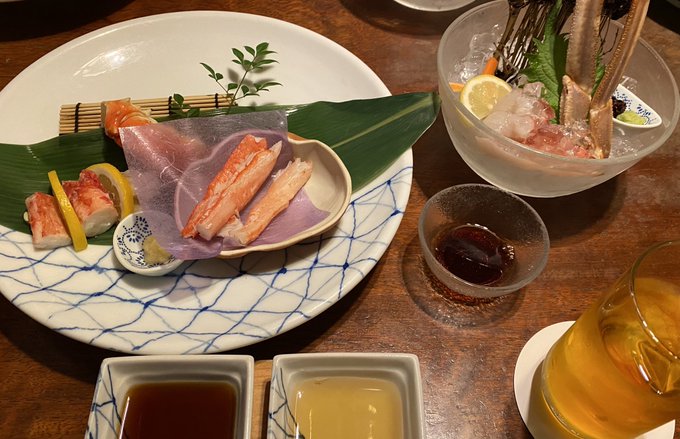 みんなすまない…
今夜は蟹🦀三昧で優勝した…! 