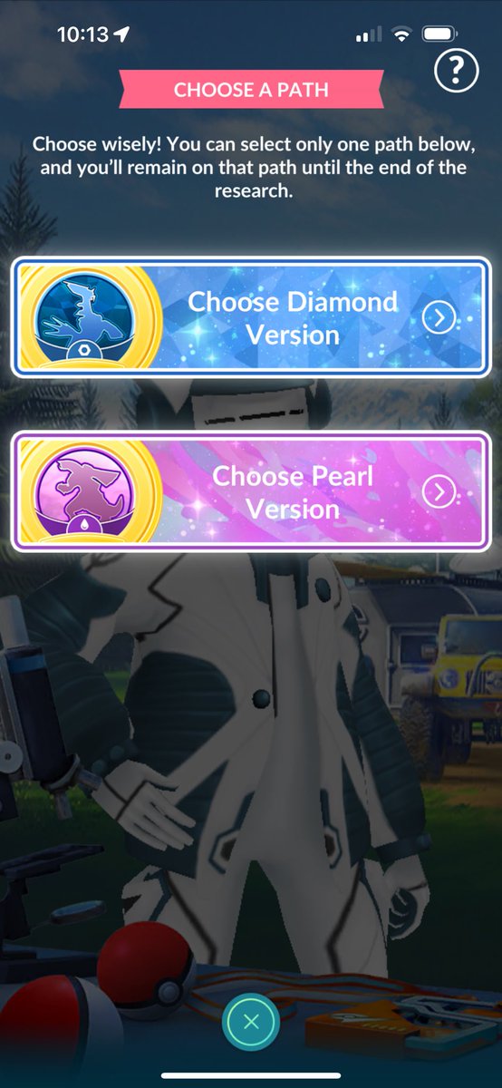 curtneedsaride's tweet image. I only did two #remoteraids yesterday from #PokemonGO #SinnohTour. One for #Palkia and one for #Dialga. And it’s like Dialga knew I picked Diamond. 🤩