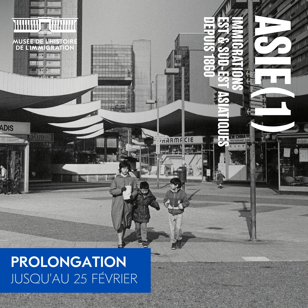 SAISON ASIE : DERNIERS JOURS ✨ L'exposition d'art contemporain “J'ai une famille” se termine ce dimanche 18 février ✨ L'exposition historique “Immigrations est et sud-est asiatiques depuis 1860” est prolongée jusqu'au dimanche 25 février Réservez vite votre billet 👉…