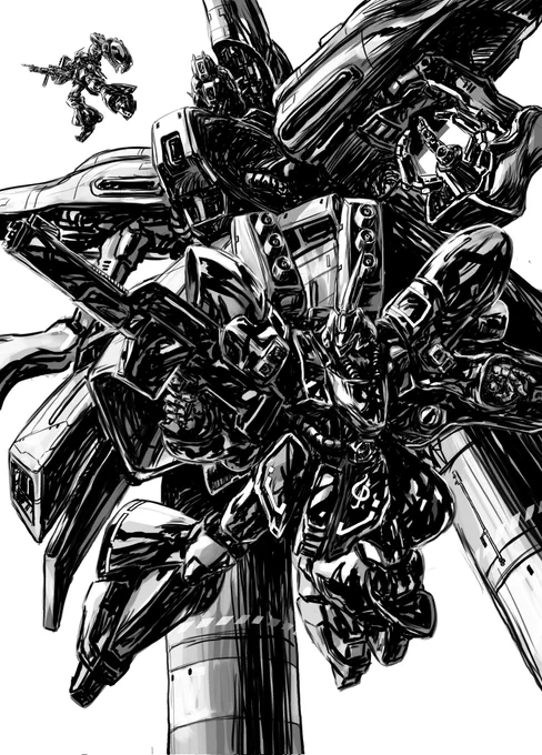 #ガンダム
#絵柄が好みっていう人にフォローされたい
サザビーとαアジールとヤクトドーガ描きました。 