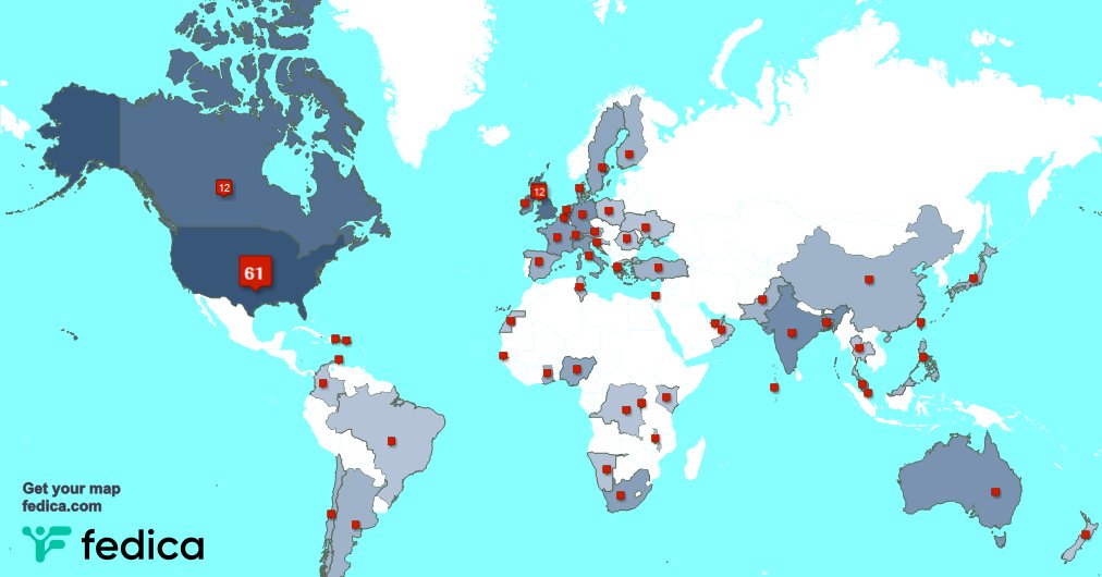 Special thank you to our 4 new followers from USA, and more last week. fedica.com/!MicMorose