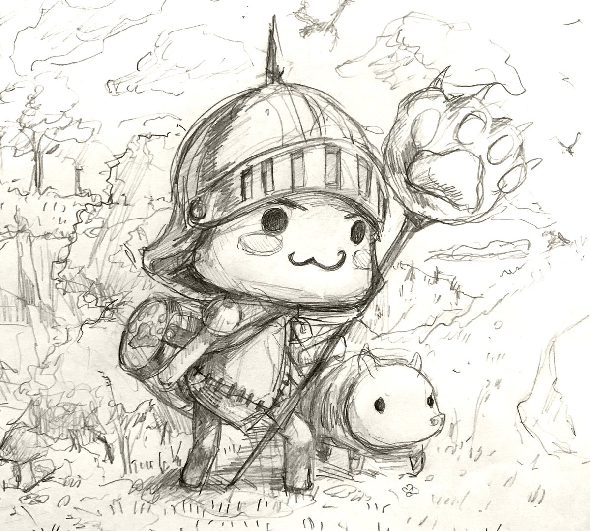linkHref's tweet image. オレンズで試し書き!
トロにドングリメイル着せました。withプーギー。
にゃにゃにゃーにゃにゃにゃにゃ~~にゃにゃにゃ、にゃ♪