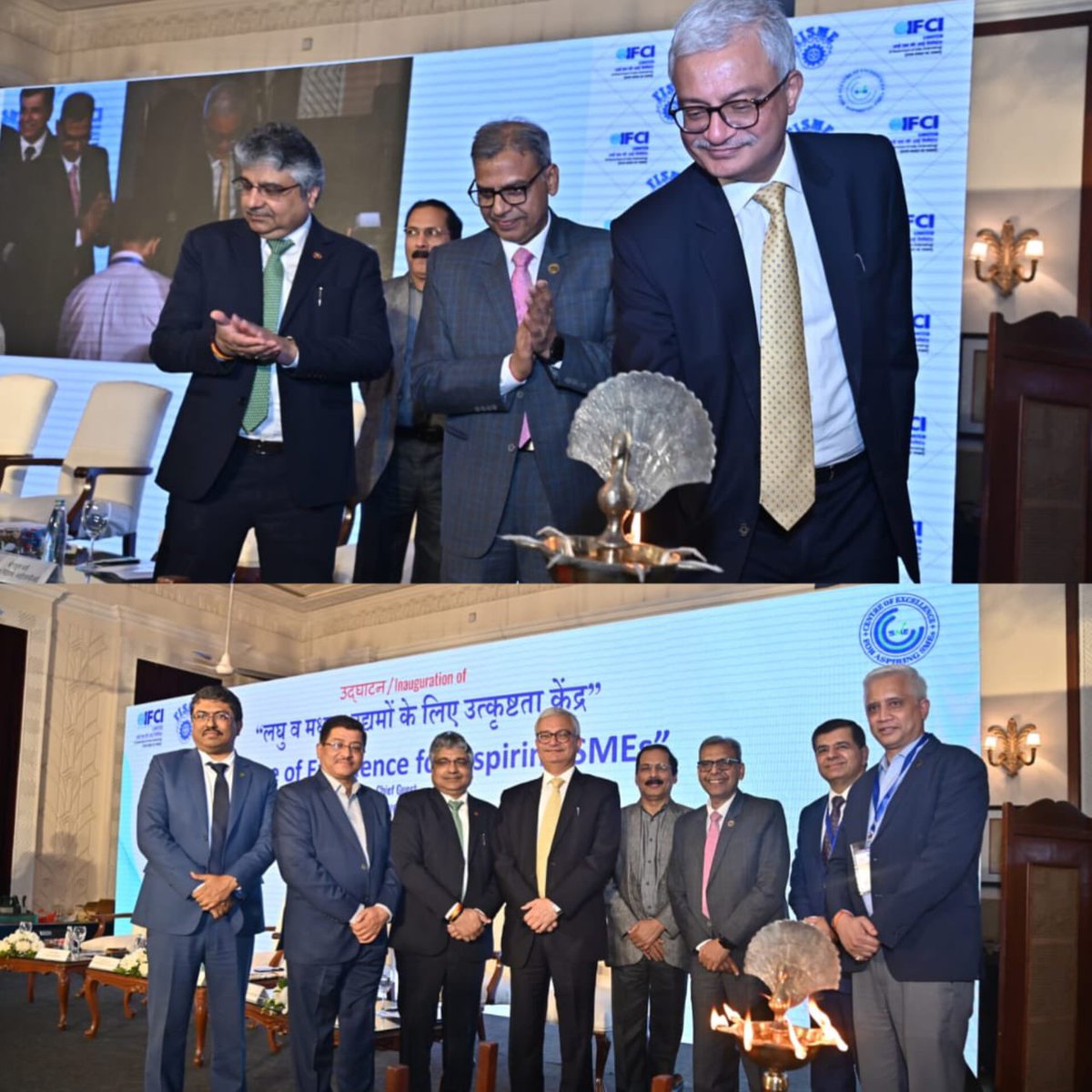 Dr Vivek Joshi, Secretary, DFS today inaugurated the 'Centre of Excellence for Aspiring SMEs’ – an IFCI FISME collaboration. The centre would support growth of SMEs and handhold them to overcome challenges in accessing capital markets and forging JVs with foreign companies.