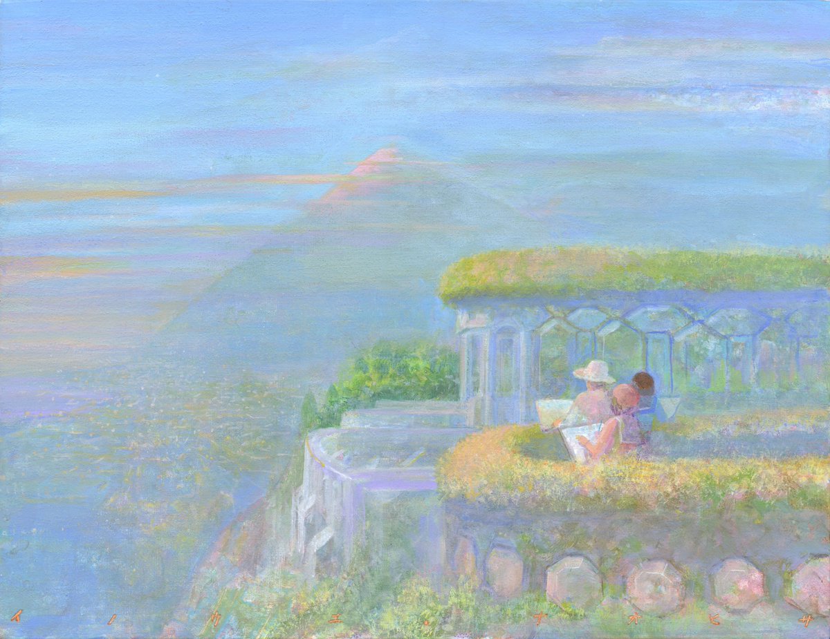 梅田阪急で20日(火)まで、新作個展をしています。ずっと会場におります