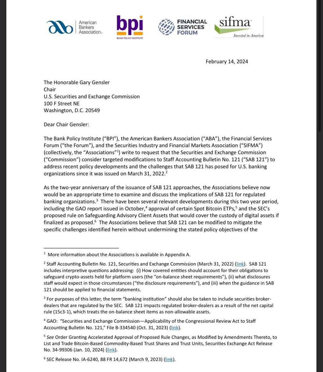 Jusa67sxh87's tweet image. 📣U.S. banks have asked the SEC for permission to store Bitcoin.