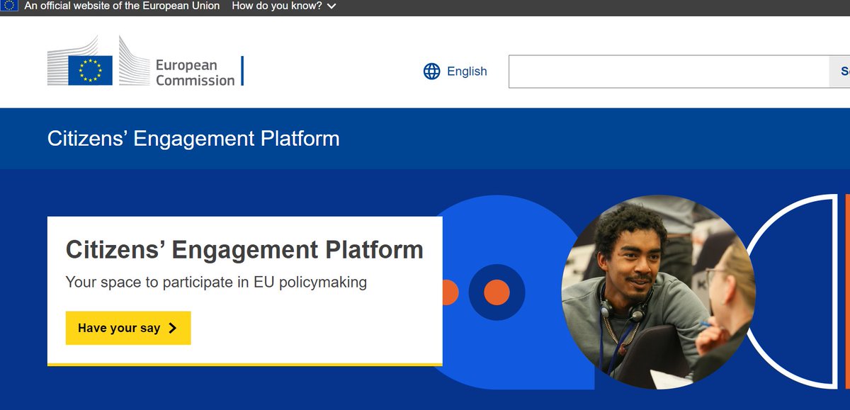 Is "Citizen Engagement Platform" pretty much the last thing you should call your citizen engagement platform? citizens.ec.europa.eu/index_en