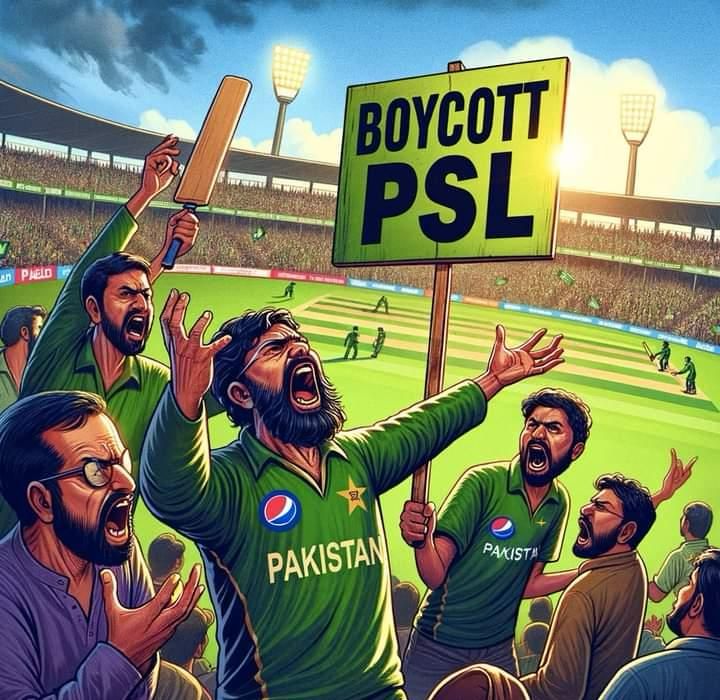 Apkadosthun_'s tweet photo. Boycott PSL trends as Pakistan fans are not happy with PCB welcoming KFC as PSL snacks partner!*💔🤐
#pslboycott
#PSL9Anthem
#PSLanthem2024 https://t.co/2eYKpVeSnJ