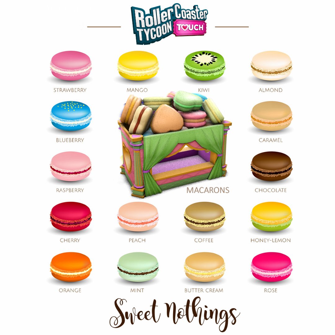 RCT_Touch's tweet photo. Sweet simple things or sweet nothings?

It doesn’t matter as these little macarons are bursts of unique flavor that tickle your taste buds… and they can only be found in your park!

#NoWhereElse https://t.co/HOGNiA1z5C