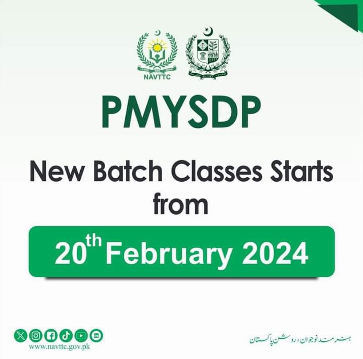 Attention #PMYSDP Students,
All institutes that have met the necessary criteria will commence classes from 20th Feb.

Jandran Welfare Foundation 
Prime Minister’s Youth Programme
