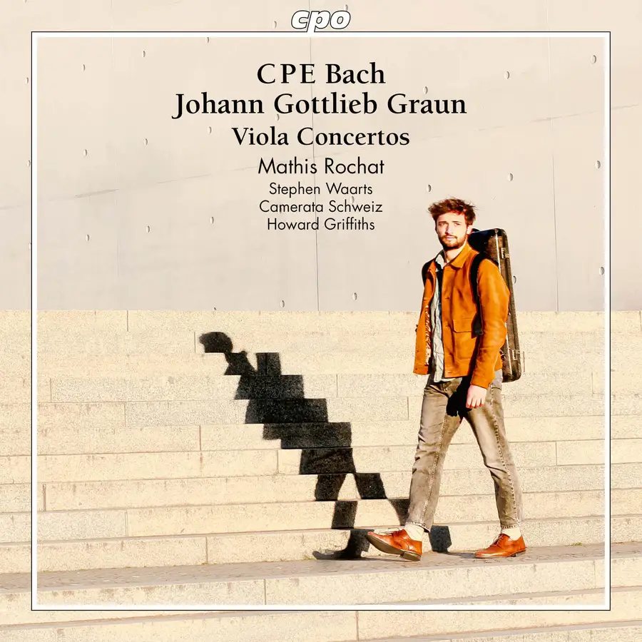 MozartCircleCN's tweet photo. Pre-Order New 1 March 2024
#cpo &amp; #MathisRochat #HowardGriffiths #CamerataSchweiz present:
#CPEBach Cello Concerto No. 2 Wq. 171 (H436) for Viola
#Graun Concertante for Violin Viola Orchestra GWV A:XIII:3
Concerto for Viola Strings bc GWV A:XIII:3!
https://t.co/KFaJfHMShl https://t.co/zFZr6RAXZf