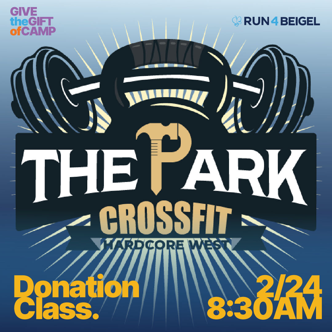 🏋️‍♂️ CrossFit Hardcore West is holding a 'donation class' for #RUN4BEIGEL. 8:30 AM on February 24th. 📅 Members and non-members are welcome 🙌 Minimum requested donation is $20. 100% goes to sending at-risk, underserved children touched by gun violence to summer sleep-away camp.