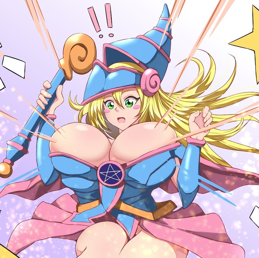 Tricking_Girl's tweet photo. DMG played her magic and zapped ad @5StarCryo then Shenhe grew her breasts to become the mommy breasts.

"Ah?!"

But it affects her own breasts too! But it seems Shenhe doesn't mind at all. https://t.co/ZOT40OVWnL