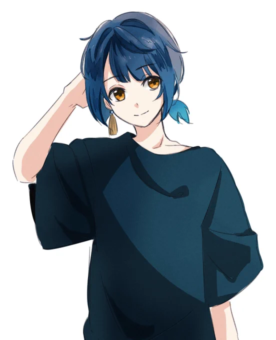 久しぶりに落書き行秋初描き#原神イラスト 