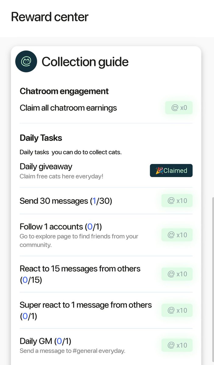 lizmoneyweb's tweet photo. Just joined @beoble_official & it looks like the new and better #TipChat!

Start earning CAT tokens today:
1. Go to https://t.co/6mWWUQ4MQf & enter invitation code:
791f3b34-54aa-4f81-a318-03429f86a630

2. Choose a pfp.

3. Claim your handle.

Join chat rooms & complete tasks to gain points.

Follow me and I'll follow back!

😻
*This is invite-only beta rn.