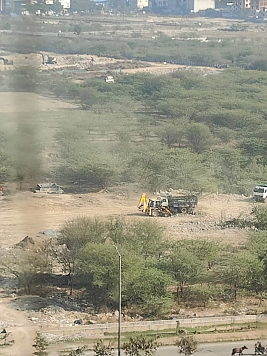 <a href="/CeoNoida/">CEO, NOIDA Authority</a> <a href="/DCPCentralNoida/">DCP Central Noida</a> <a href="/noidatraffic/">Noida Traffic Police</a> some contractor has started dumping malba opposite Civitech Stadia and Gaur sportswood in green belt and vacant plot in Sector 113. Pls stop immediately. This is incrsing pollution and very dangerous for residents of area. <a href="/StadiaCivitech/">Civitech Stadia Residents</a>