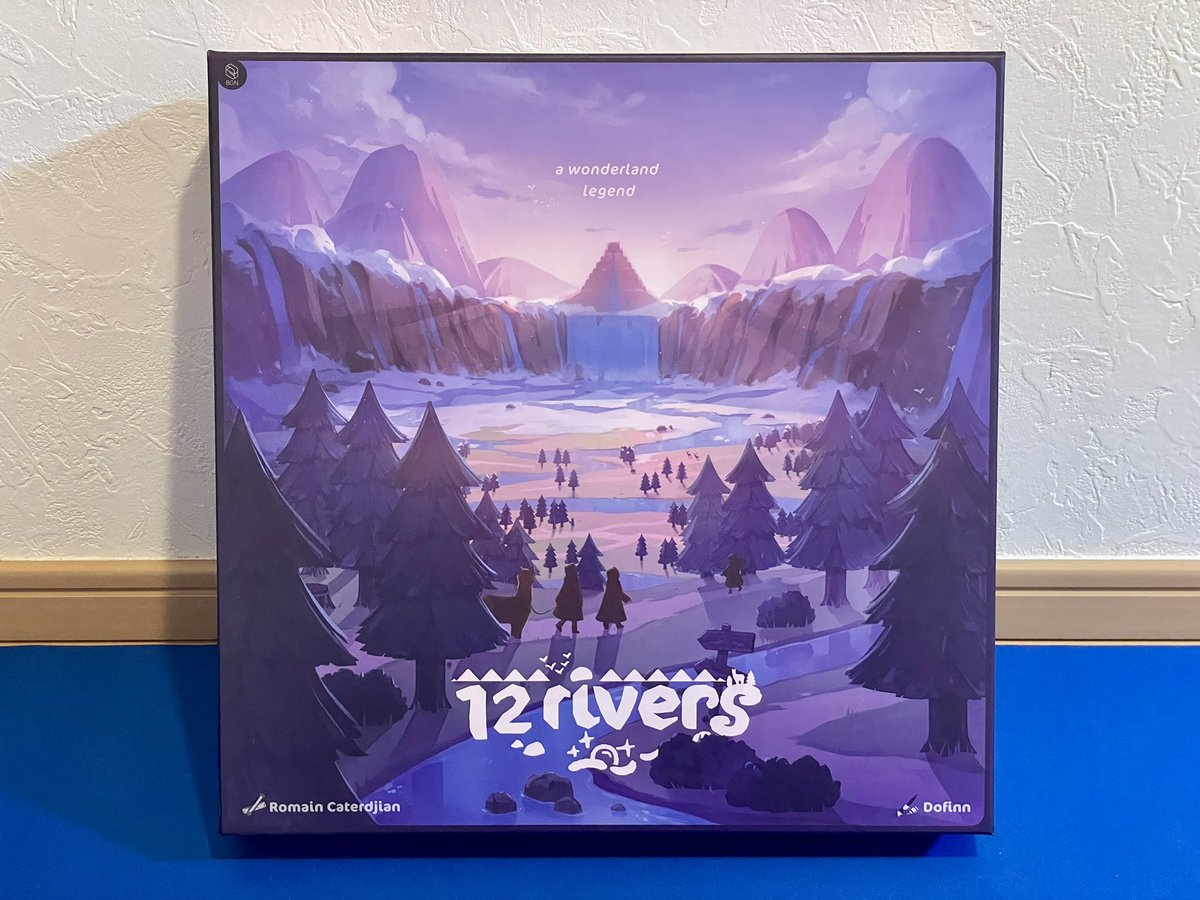 NekoYashikiMeow's tweet photo. 【着弾報告2/7( #Makuake )】
『12 Rivers 日本語版』
#マクアケ で応援購入していた、12 Riversが着弾‼️
パッケージやコンポーネントのアートワークが美しく、ルールブックもしっかりと日本語化されています。
メインボードとなる『3Dゲームボード』は厚みもあって豪華な造り(*´꒳`*)
#12Rivers https://t.co/utCYaKYxzo