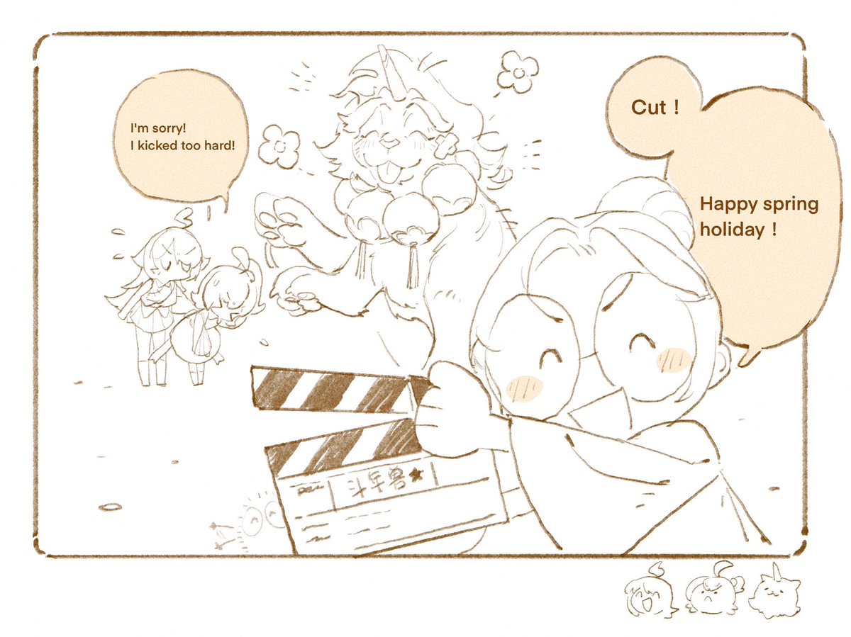 On the set of the New Spring's program🎬