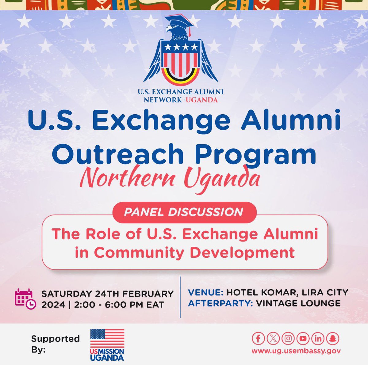 Hello #NorthernUganda alumni,
Are you ready? ✍️# #ExchangeAlumni @StrongerTogether.