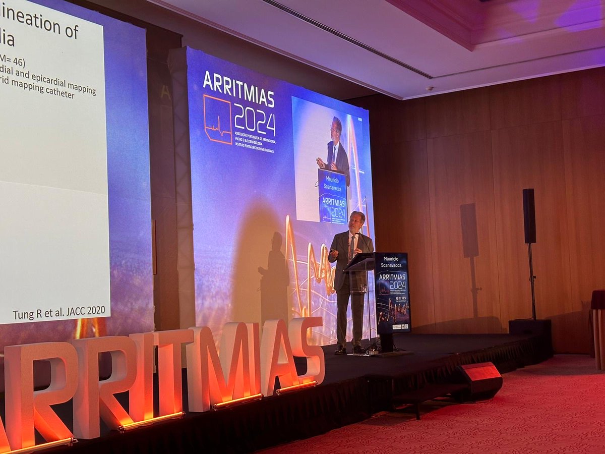 APAPE (@apapeletro) on Twitter photo Rola of MRI before ICD? Epicardial approach as first intention? Importance of new mapping systems? Ideal ablation timing?
Great sessions over these topics in #Arritmias2024
<a href="/LeonorParreira4/">Leonor Parreira</a>
<a href="/Scanav1Mauricio/">Mauricio Scanavacca</a>
<a href="/cortezdias/">Nuno Cortez-Dias, MD PhD</a>
<a href="/Petersousa/">Pedro de sousa</a> Rola of MRI before ICD? Epicardial approach as first intention? Importance of new mapping systems? Ideal ablation timing?
Great sessions over these topics in #Arritmias2024
<a href="/LeonorParreira4/">Leonor Parreira</a>
<a href="/Scanav1Mauricio/">Mauricio Scanavacca</a>
<a href="/cortezdias/">Nuno Cortez-Dias, MD PhD</a>
<a href="/Petersousa/">Pedro de sousa</a>