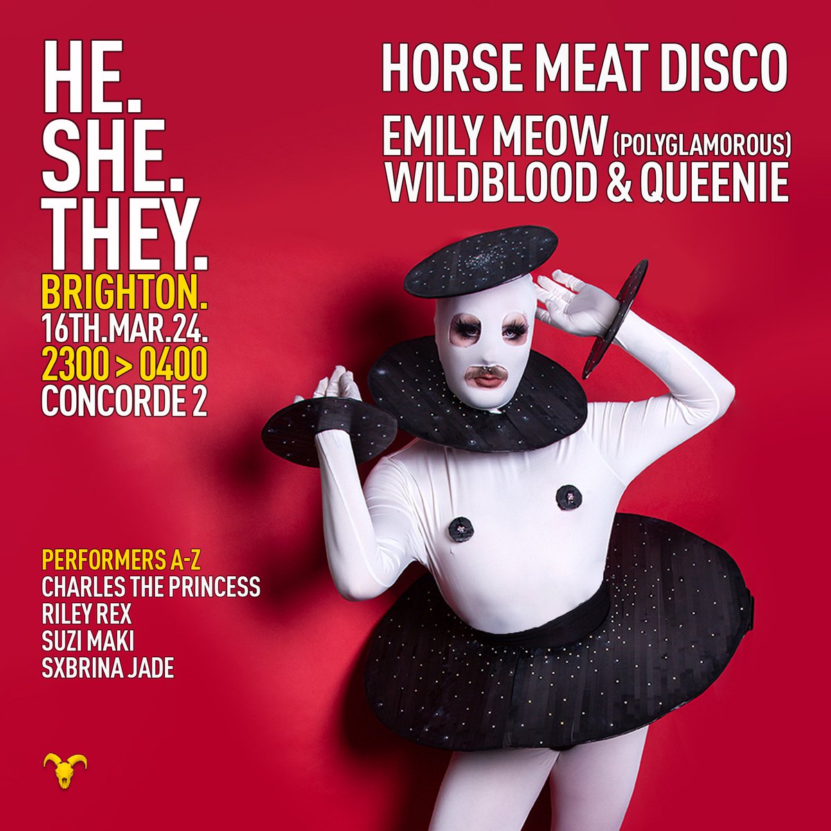 SceneLGBTQ's tweet photo. The award winning HE.SHE.THEY. is a house and techno rave for EVERYONE, all sexualities, all races, all genders!
Coming to Brighton.
Grab your tickets at @concorde_2 here➡️https://t.co/GOLbaT6fBP
More dates for your diary➡️https://t.co/dcrPRdEKr6
#DALEYPOP #Polyglamorous https://t.co/Gsfr3wh21K