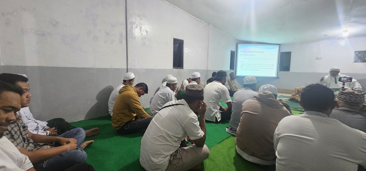 linurulinsan's tweet photo. Majelis Ilmu &amp; Dzikir yang bertempat di Kota Bitung dengan tema Ma'rifatul Ilmul Yaqin  atau Mengenal Ilmu Yakin. 

#dakwahislami #ladunailmaNI #fatwaislami https://t.co/FLLOwrPG9q