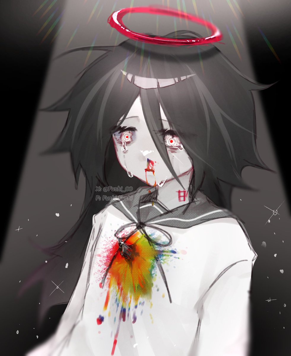 Fushi_OO's tweet photo. This is OC taken from my dark side. I went back to adding shadows and it didn't feel right T^T

#OC #ocart https://t.co/jVxcPND2ED