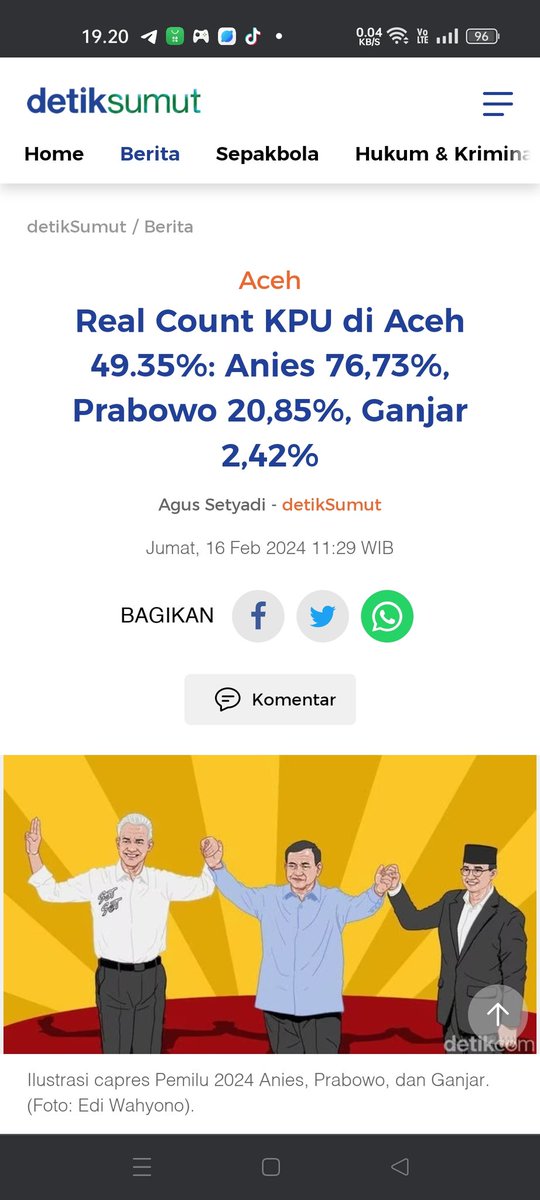 ACEH adalah Role Model.
Mengapa mereka jadi Daerah yang paling terakhir dijajah Belanda, baru menyerah di tahun 1937 sementara daerah lain sudah dijajah ratusan tahun.

Mereka cerdas, tangguh, berani, independen, iman dan takwa  tinggi,  tidak mudah dibeli apalagi cuma dg Bansos.
