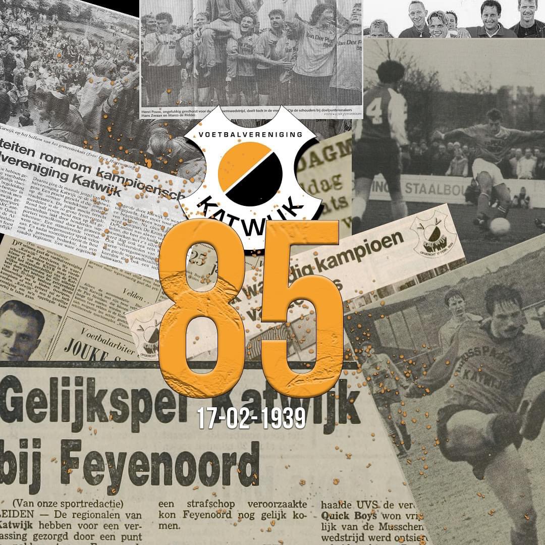 vvkatwijk's tweet image. 🥳 85 JAAR | VV Katwijk werd 85 jaar geleden opgericht als voetbalvereniging van ambtenaren der gemeente Katwijk met als doel het beoefenen van sport in besloten kring. 

Vandaag de dag zijn wij een van de meest succesvolste amateurvoetbalverenigingen. 

Gefeliciteerd iedereen!