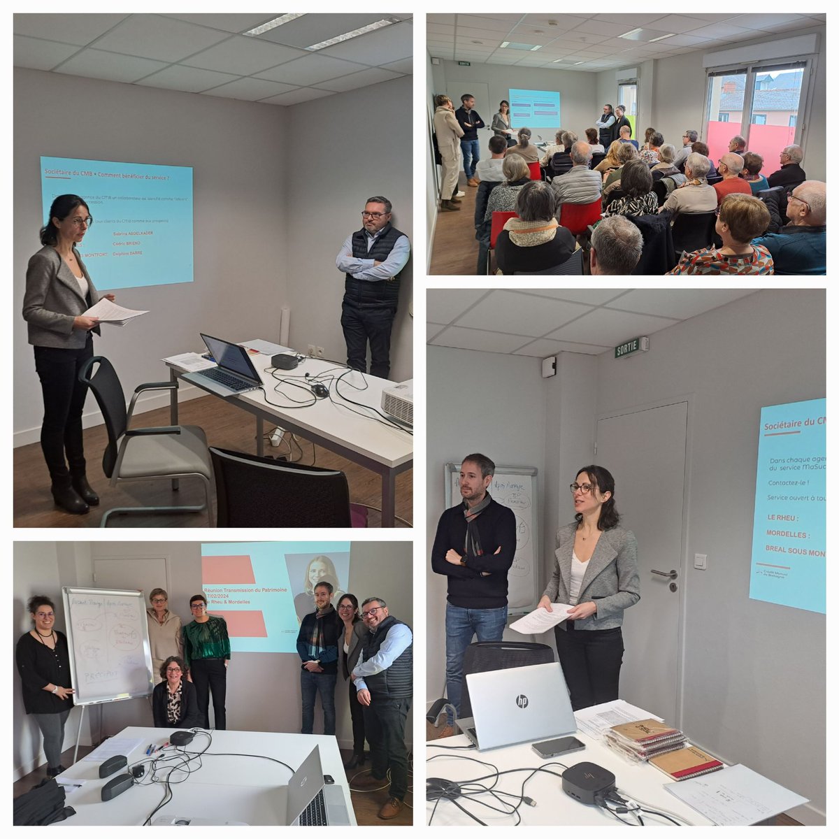 catherinegendry's tweet photo. @CMB_DD35 @UTBruz
@ccmMordellesBreal @ccmLeRheu
Salle comble ce matin à l'occasion de notre réunion MaSuccession, animée par nos conseillers en gestion de patrimoine.
Un grand merci à tous pour votre participation! https://t.co/G3UQwXnDzd