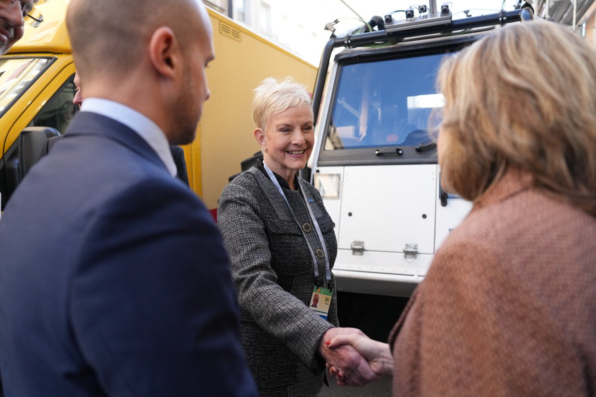 WFPInnovation's tweet photo. Yesterday, we were thrilled to have @WFPChief Cindy McCain here at our @WFPInnovation #Munich office ⚡️

💡"Smart #ideas and #creative thinking at scale are in @WFP's DNA" she shared, and at @WFPInnovation we work with that commitment every day, to #disrupthunger. https://t.co/XhvsRlzlCX