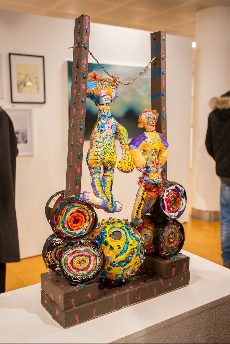 This year the judges created two new categories for the Harlow Open 2024 Prizes.

The Wild Card Prize went to Paul Pattison’s colourful, mixed media, sculptural piece ‘2 Genders’.

<a href="/yourharlow/">Your Harlow</a> #harlow #harlowopen24 #sculpture #mixedmedia
