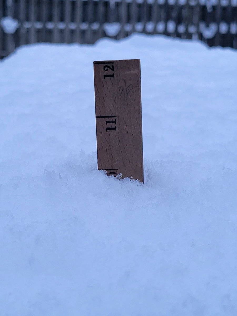 Unexpected snowfall in NJ.