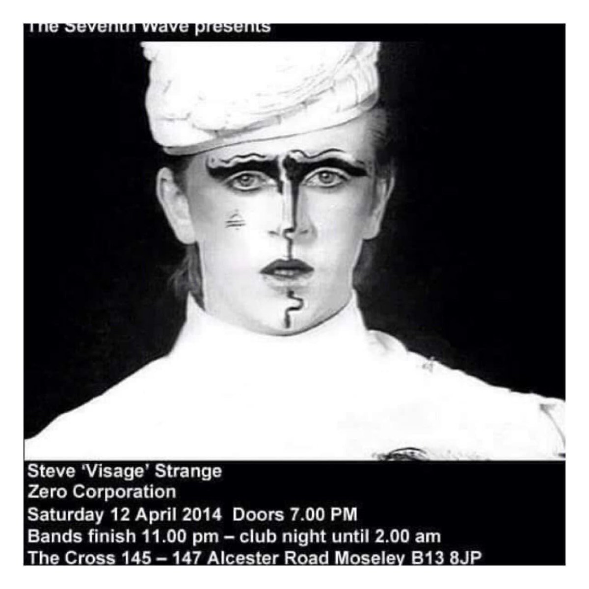 ZERO CORPORATION announce that the Club With No Name #Remix
In remembrance of #SteveStrange
Available  next week ! 
I was supposed to perform with him ten years ago😔 
#NewRomanticMovement 
#NewRomanticMusic
#NewRomantic  #BlitzClub  
#CWNN 
#Clubwithnoname 
#Cultwithnoname