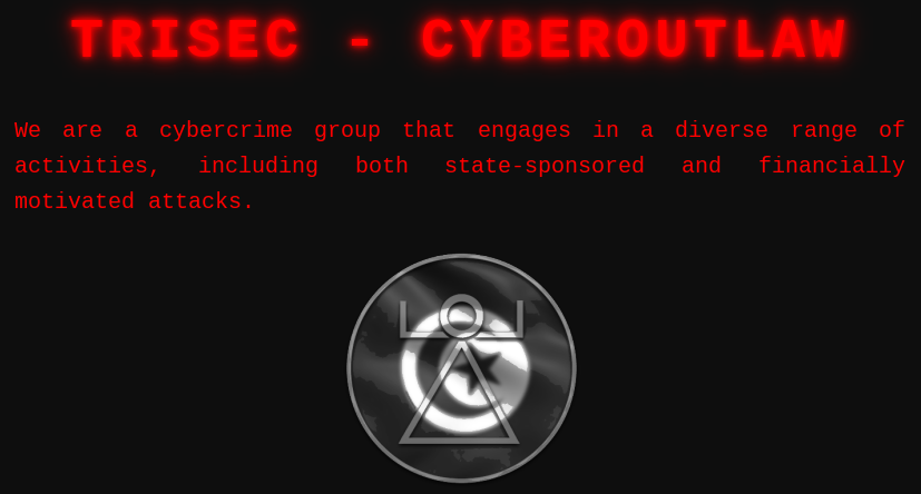 FalconFeedsio's tweet image. We have identified and started monitoring a new #ransomware group titled "Trisec". They have listed Toyota Ireland (cogans.ie) as a victim on their #darkweb portal.

#Trisec #cyberoutlaw
#databreach #threatintel #cyberattack