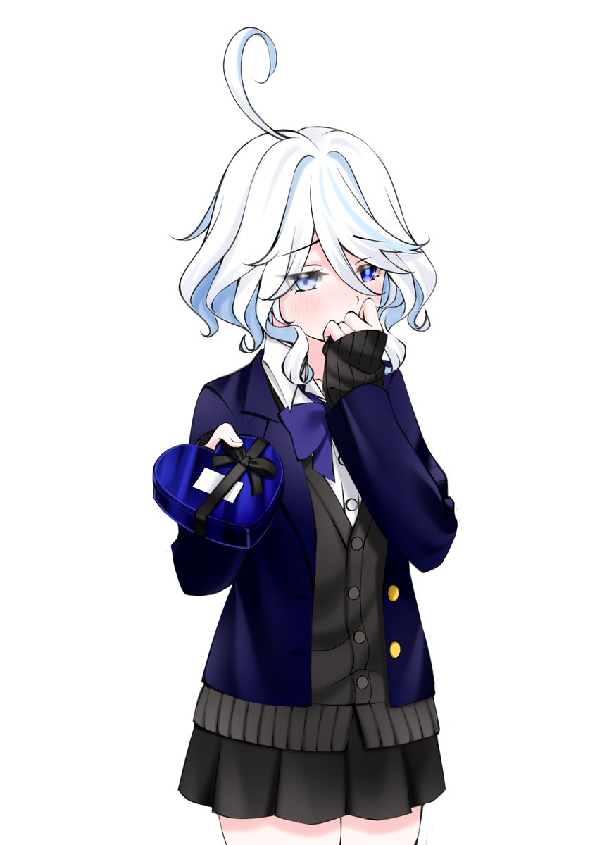 "It may be too late, but... Here, Valentine's chocolates for you!"

#furina #フリーナ #原神