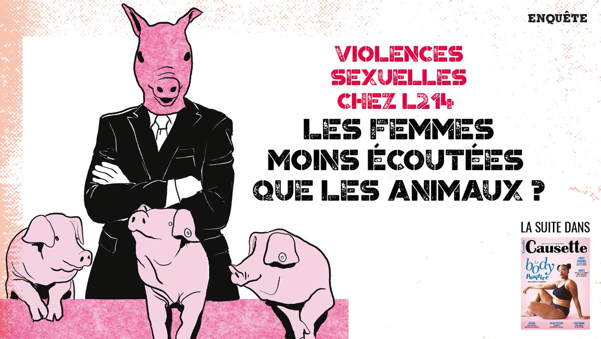 Certains hommes semblent préfèrer défendre les animaux que les femmes. Question d'éthique sans doute.
causette.fr/societe/en-fra…