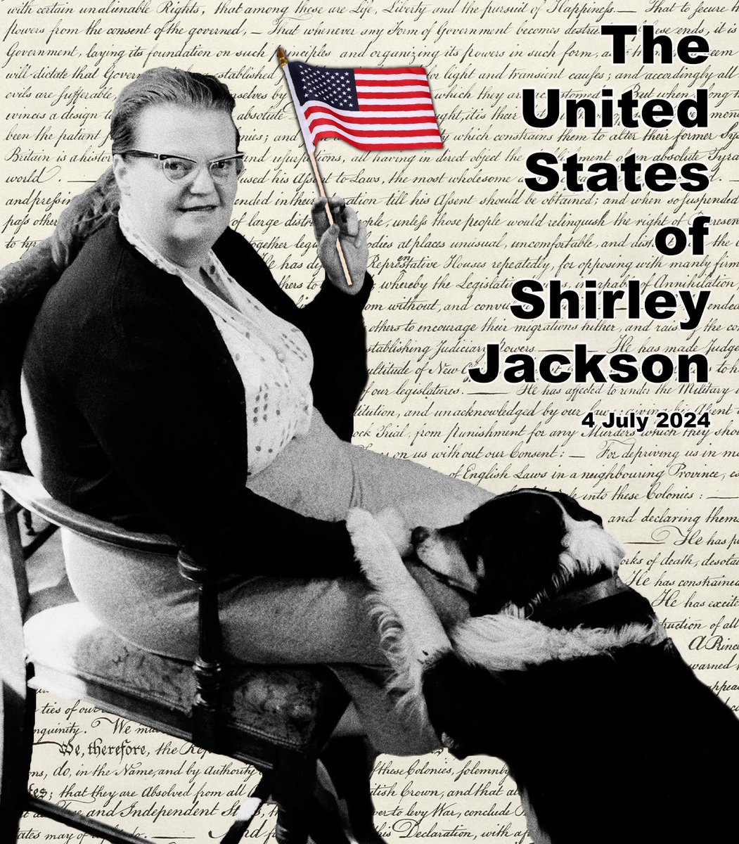Save the Date! 'Reading Shirley Jackson in the 21st Century' 3 will take place this 4th of July. It should be a hybrid event, with an in-person element at Trinity College Dublin. Expect a CFP in the coming weeks, with info here or at …irleyjackson21stcentury.wordpress.com
#ShirleyJackson