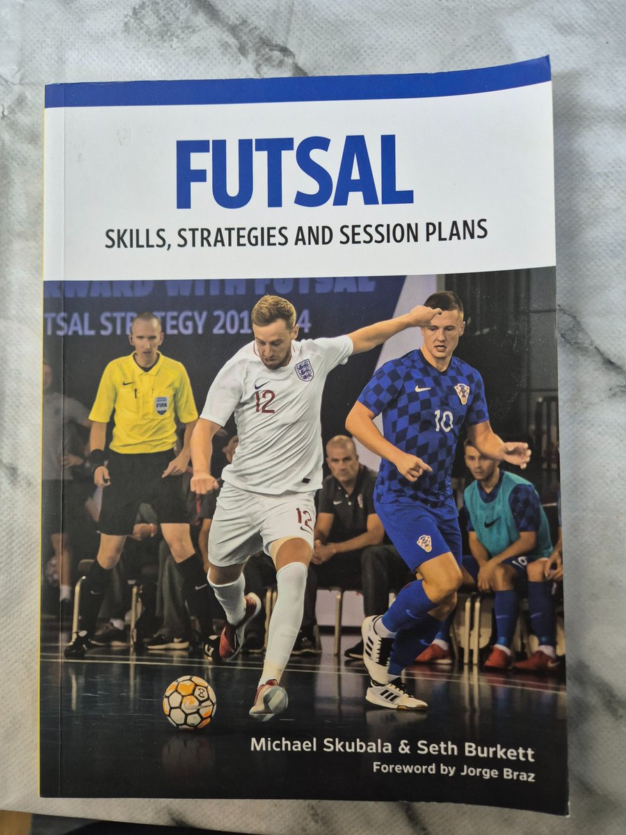 d_hanson9's tweet photo. First new read of 2024. Looking forward to it. #Futsal https://t.co/8RwR2nhJnZ