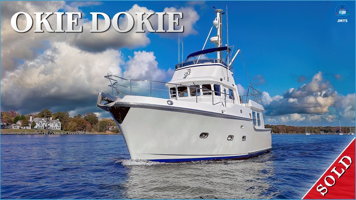 SOLD! The Nordhavn 40 Okie Dokie has closed. Congratulations to the sellers, the new owners and great broker cooperation between Mark Welsh of Yacht Tech and Mark Pittman of JMYS. 
#JMYS, #Nordhavn, #Nordhavn40