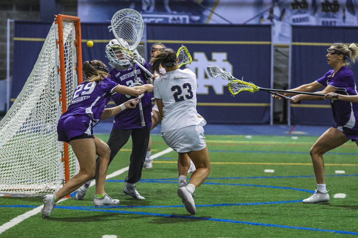 History = made. 

Yesterday’s win over top-ranked Northwestern was the first win over the No. 1 ranked team in program history ☘️

#GoIrish