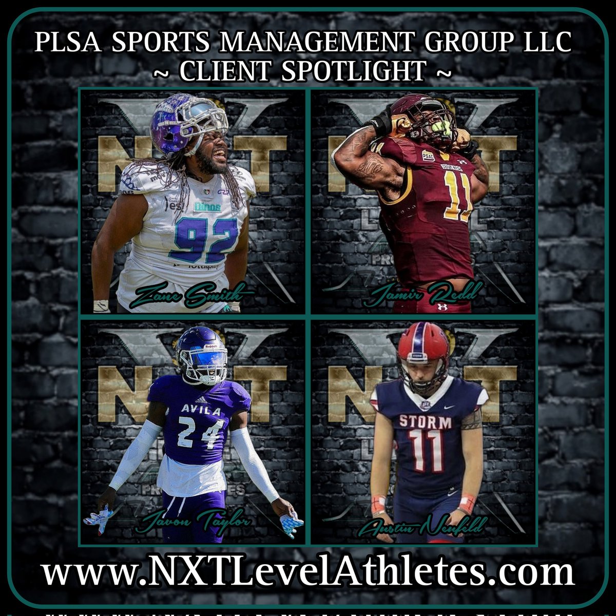 PLSA SPORTS MANAGEMENT GROUP LLC 

🔦 CLIENT SPOTLIGHT 🔦

📧 Inquiries: info@nxtlevelathletes.com

Visit <a href="/NXTLevelAgents/">PLSA NXT Level Pro Athletes, LLC</a> at:

💻 nxtlevelathletes.com 

📱 FB/IG/Twitter (X):  <a href="/NXTLevelAgents/">PLSA NXT Level Pro Athletes, LLC</a>