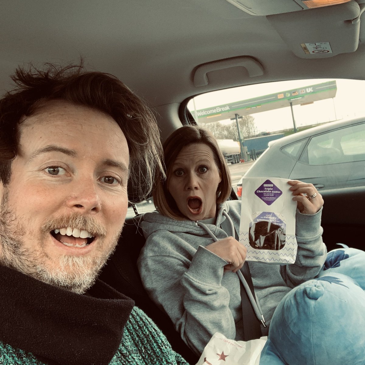 Here we go! Got the snacks & off up the A1 ready for our first main show of 2024 😀 Going to spend a few days in the North East before our concert in Hutton Rudby tomorrow night… We’ve been looking forward to this show for ages!