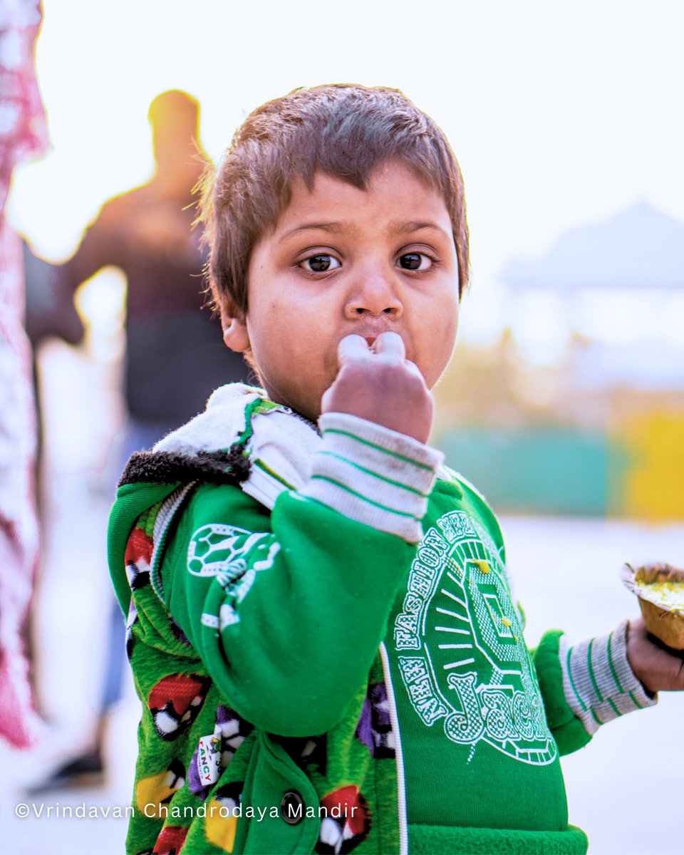 VCMVrindavan's tweet image. Khichadi Prasadam distribution at Vrindavan Chandrodaya Mandir

#tallesttemple #khichadi #iskconkhichadi #Vrindavan