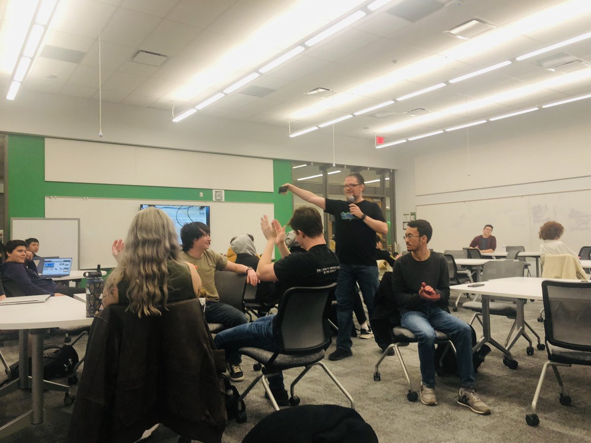 mytechnotalent's tweet image. Yesterday was my 3rd guest lecture at #georgemasonuniversity as this one was about Industrial Control Systems and #embeddedsystems where we live #reverseengineered a mock hacked electrical grid using #ARM #assembler #reverseengineering and successfully restored the power grid!