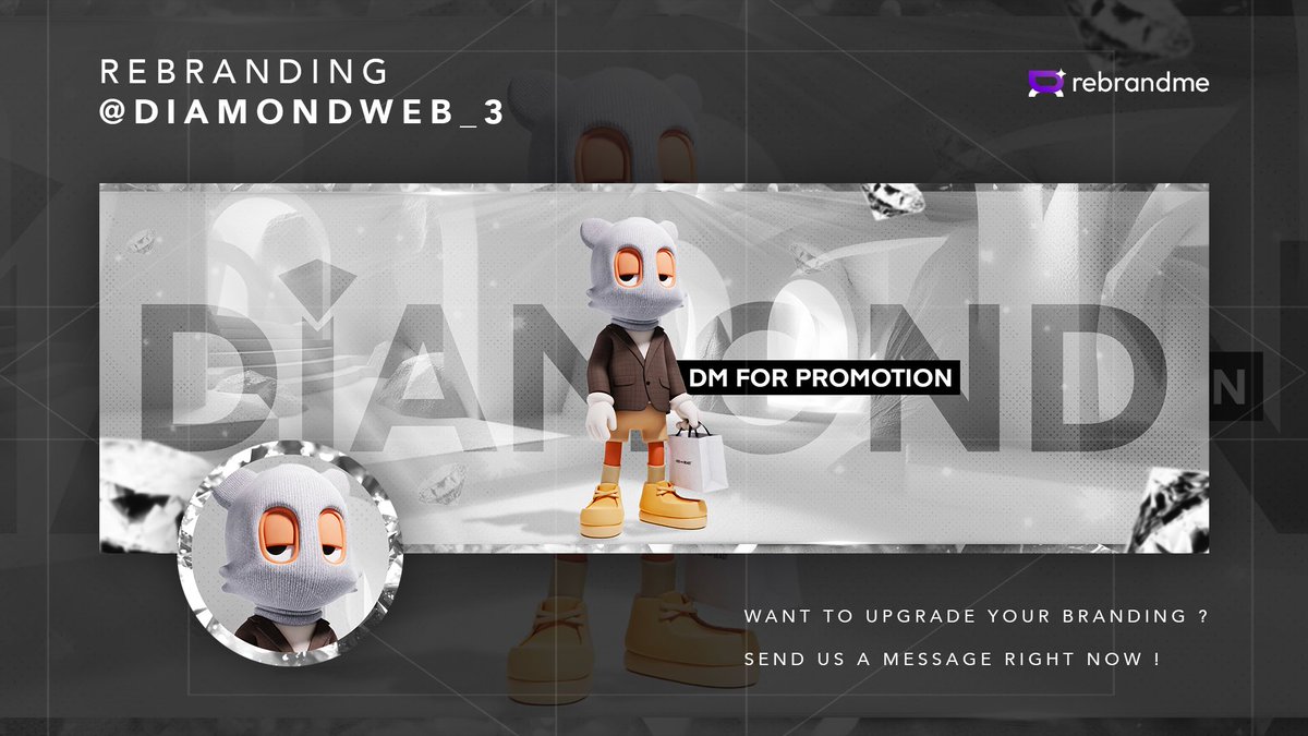 <a href="/Diamondweb_3/">Diamond</a>  decided to take his branding to the next level!

What a luxurious man! 💎

Thanks to you for your trust! 

What do you think? 👁️

Share to help us grow this project 🫶