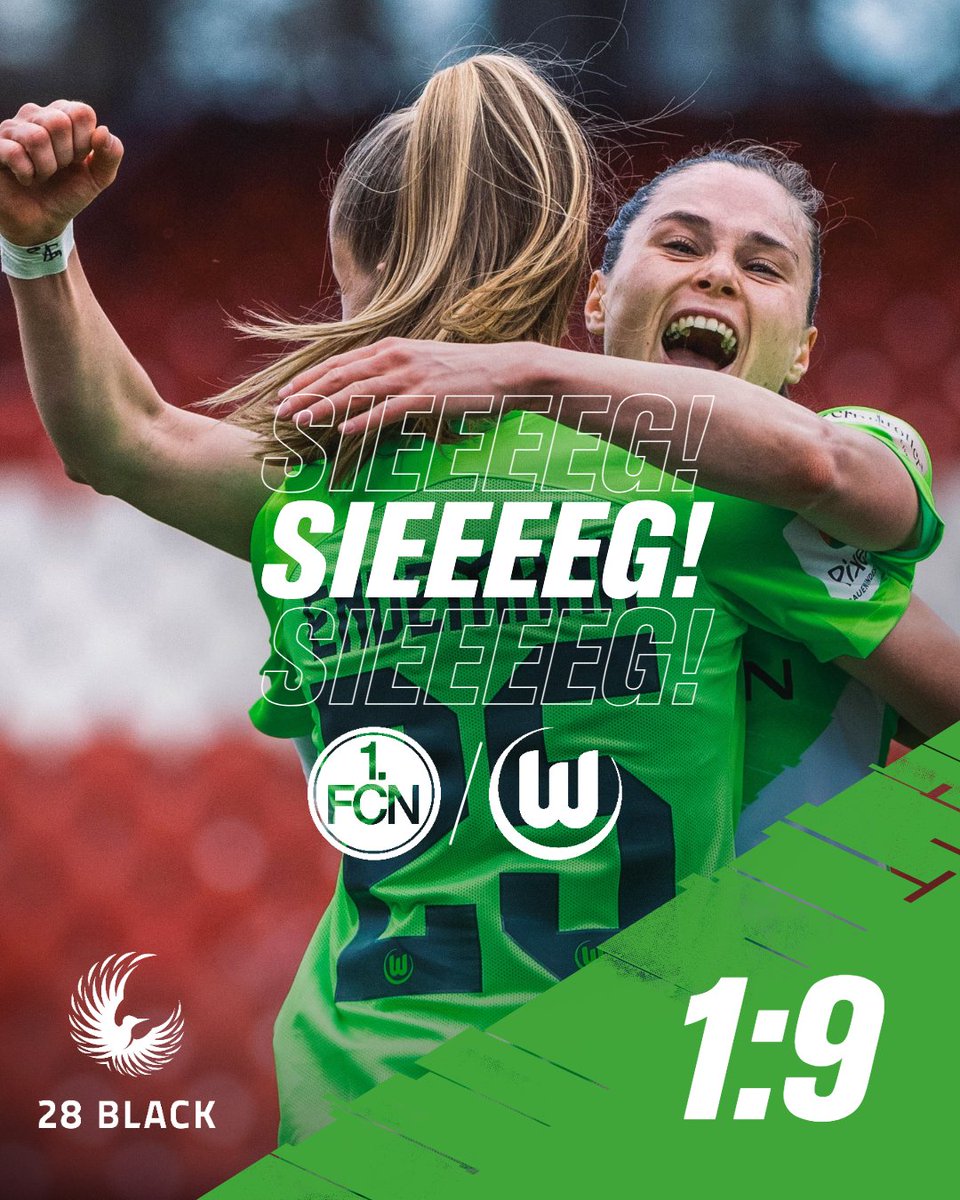 Abpfiff: Was für ein starkes Spiel! 🥳

#VfLWolfsburg #VfLWolfsburgFrauen #Wölfinnen #FCNWOB