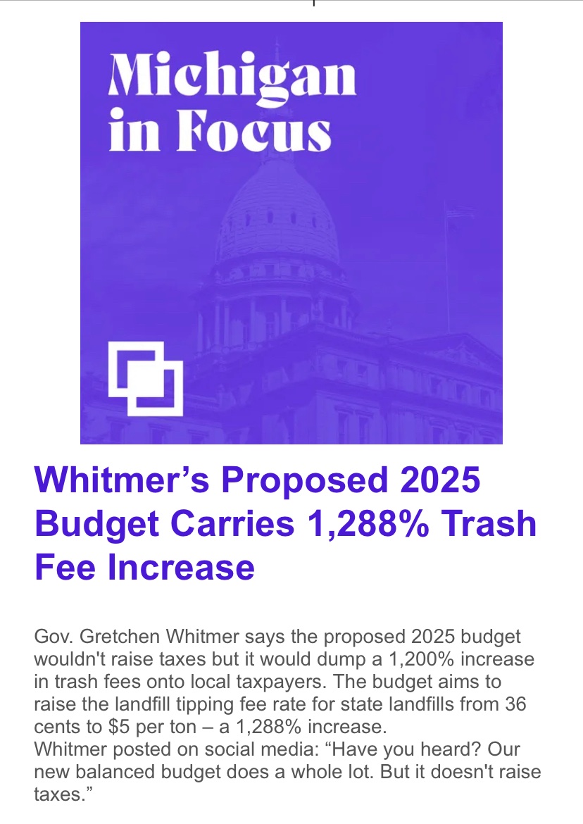truth_julie's tweet photo. Just another lie pushed by #Whitless
They campaign on “no new taxes”, but then we STILL lose because of policies like this.
So much for saving seniors a $1000 a month. She gives it to you then takes it right back.
#Whitmer doesn’t care about you. https://t.co/9MuOuvMErE