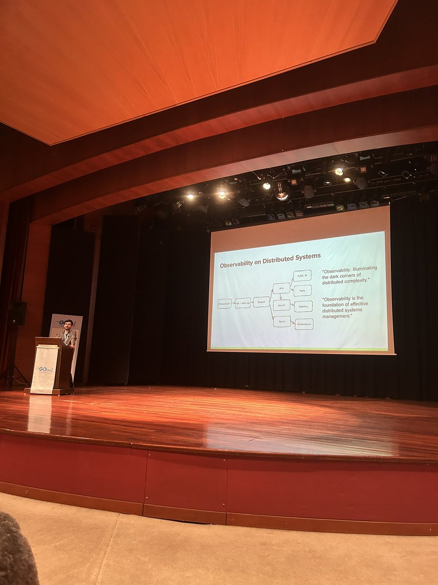 olmez_zahirr's tweet photo. Distributed Tracing with Golang 

#goconf #goconf24 https://t.co/BlrqO6w7V3