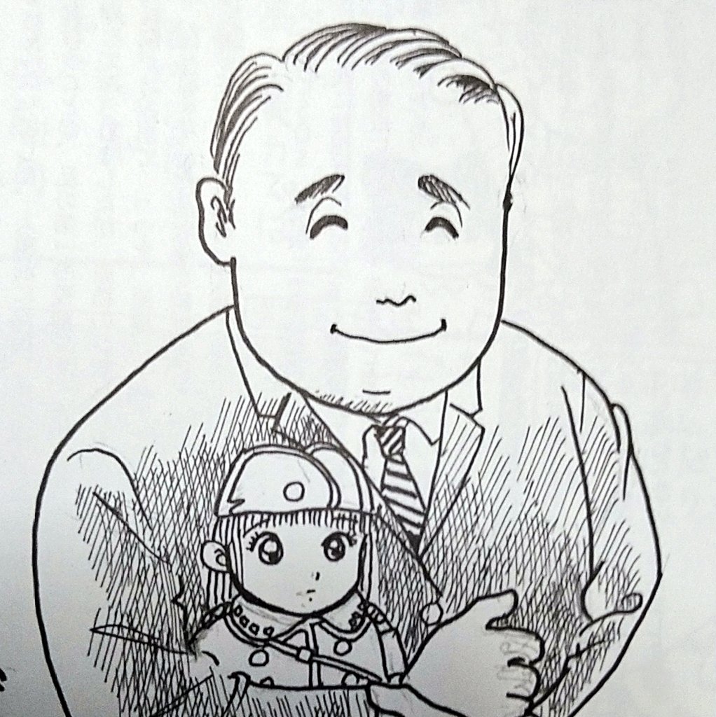 この吾妻ひでお先生のイラスト、まりちゃんが被っているのは黒のシッフェンです。 