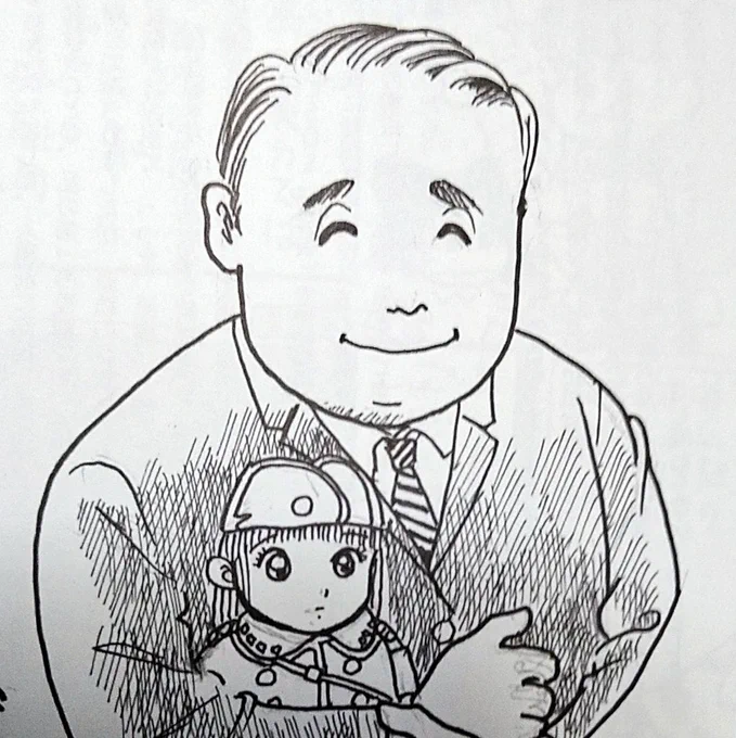 この吾妻ひでお先生のイラスト、まりちゃんが被っているのは黒のシッフェンです。 